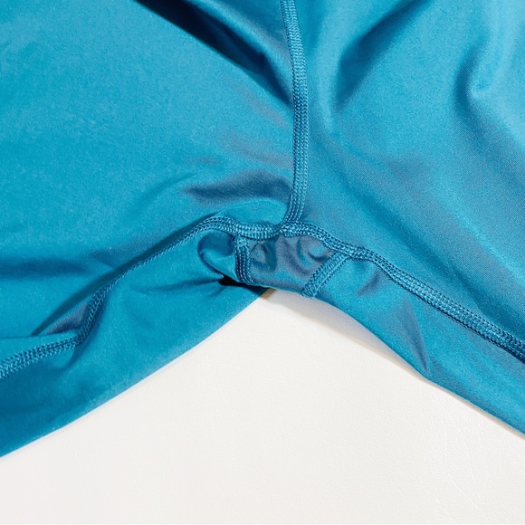 Nike Pro Leggings Women's Medium Blue Teal Elastic Waist Compression Dri Fit. - Picture 5 of 9